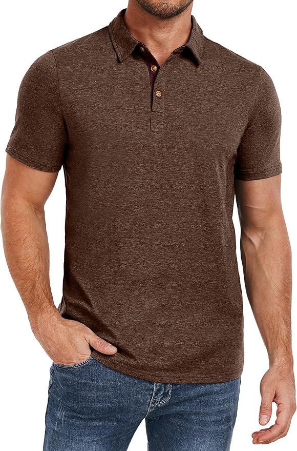 Men's Casual Cotton Golf Shirt PA49