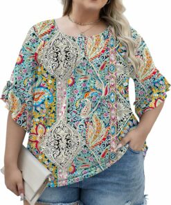 Old Nation Print Fashion Tunic Top PA31