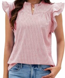 Women's Summer Striped Blouse PA3